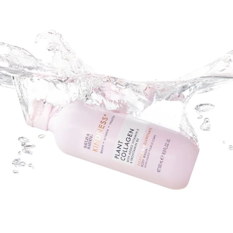Baylis & Harding Kindness+ Plant Collagen revitalizacijski gel za prhanje dišave Coconut Milk & Rose Water 500 ml