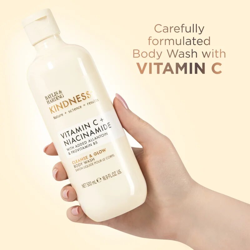 Baylis & Harding Kindness+ Vitamin C gel za prhanje dišave Orange & Mango 500 ml