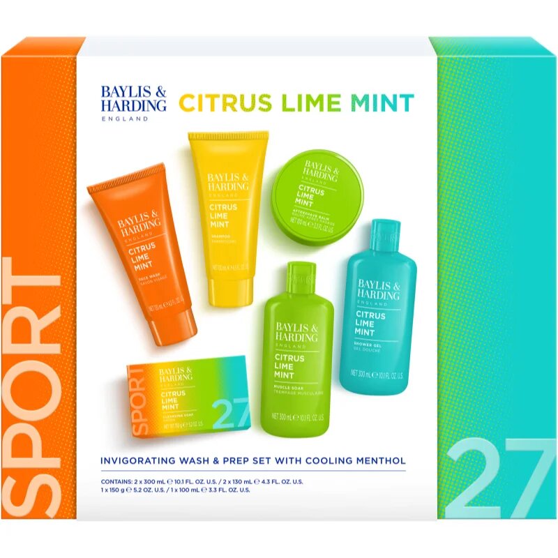 Baylis & Harding Men's Citrus Lime & Mint darilni set za moške