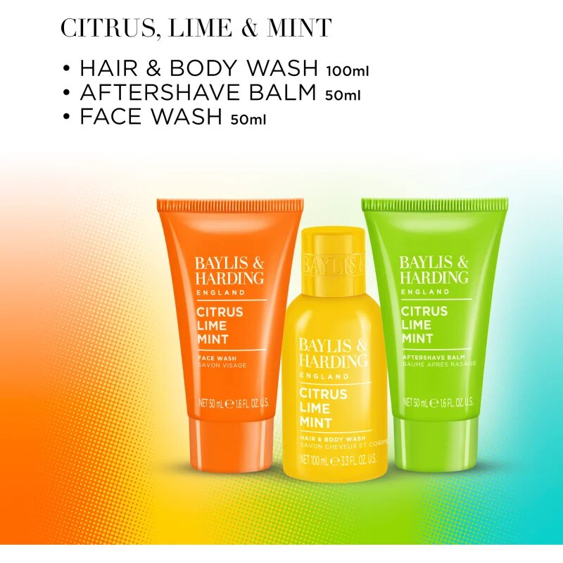 Baylis & Harding Men's Citrus Lime & Mint darilni set za moške
