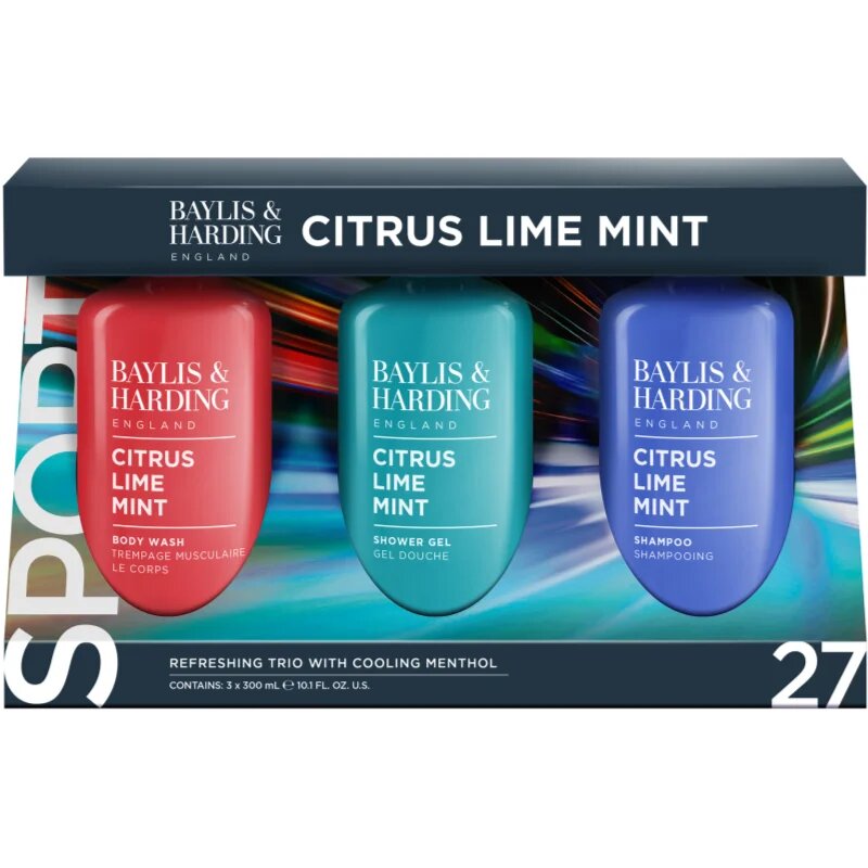 Baylis & Harding Men's Citrus Lime & Mint darilni set za telo in obraz