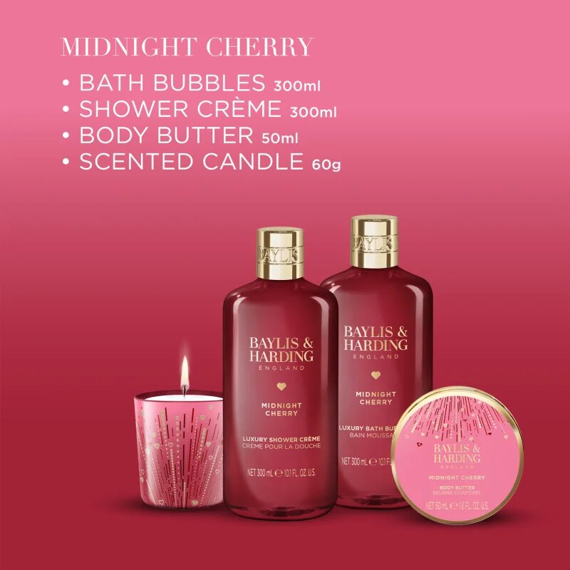 Baylis & Harding Midnight Cherry darilni set