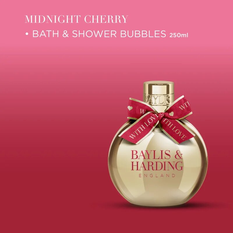 Baylis & Harding Midnight Cherry pena za kopel v darilnem pakiranju