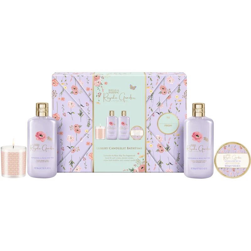 Baylis & Harding Royale Garden Lavender & Rose Hip Tea darilni set