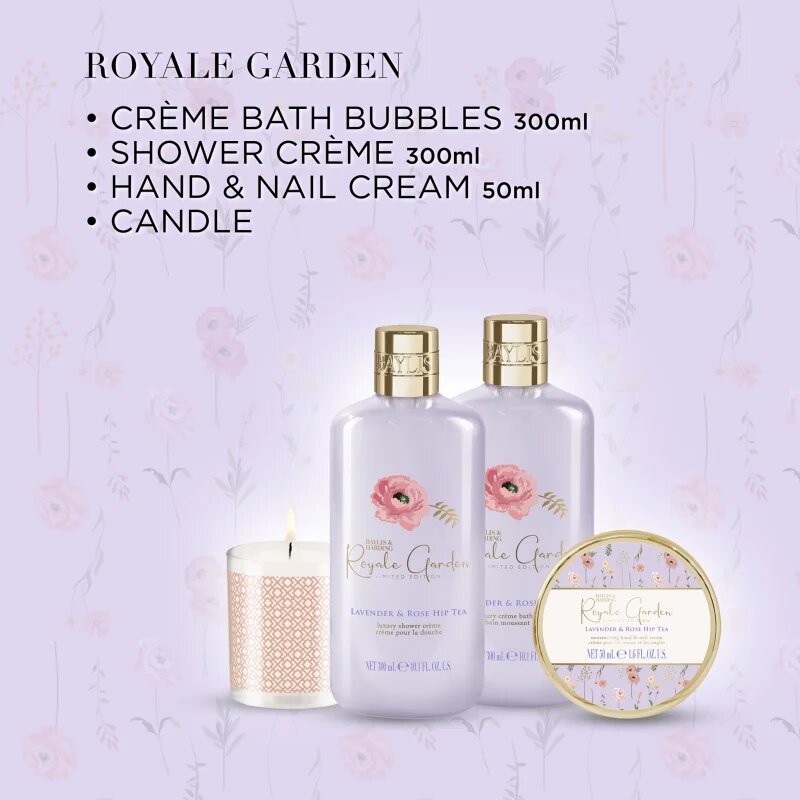 Baylis & Harding Royale Garden Lavender & Rose Hip Tea darilni set