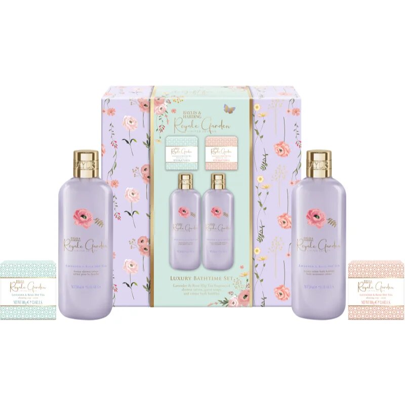 Baylis & Harding Royale Garden Lavender & Rose Hip Tea darilni set za kopel