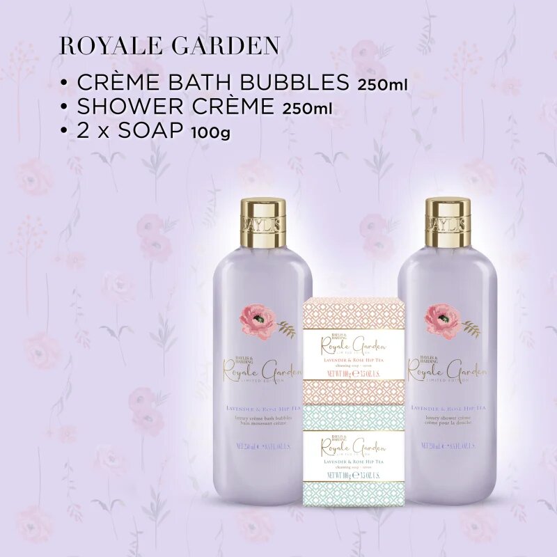 Baylis & Harding Royale Garden Lavender & Rose Hip Tea darilni set za kopel