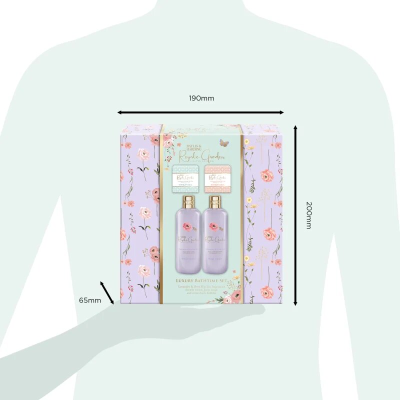 Baylis & Harding Royale Garden Lavender & Rose Hip Tea darilni set za kopel