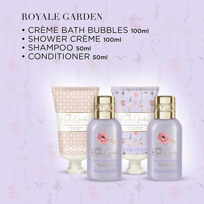 Baylis & Harding Royale Garden Lavender & Rose Hip Tea darilni set za telo in lase