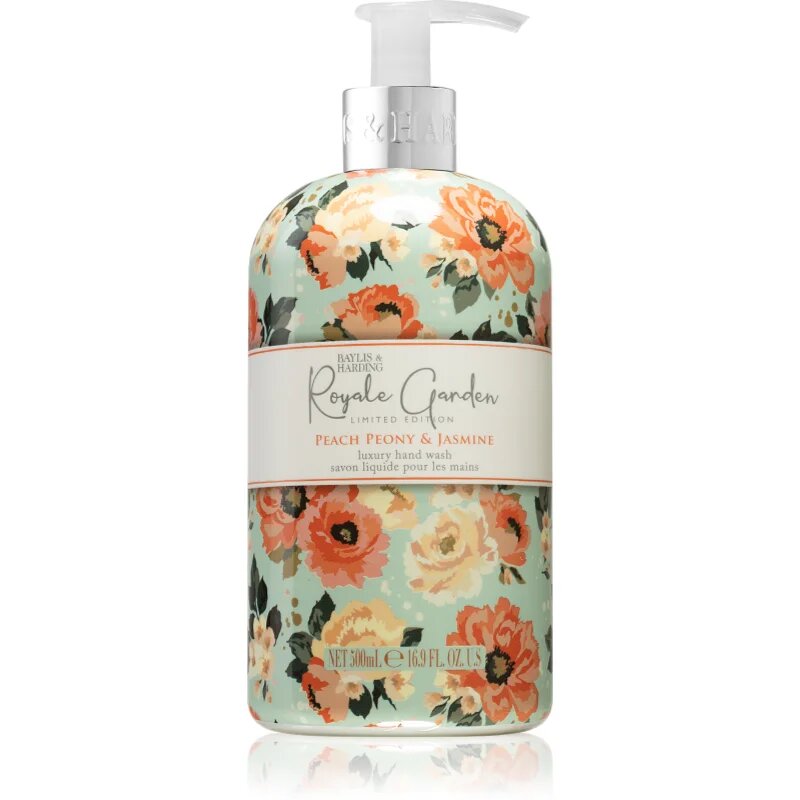 Baylis & Harding Royale Garden Peach Peony & Jasmine tekoče milo za roke 500 ml