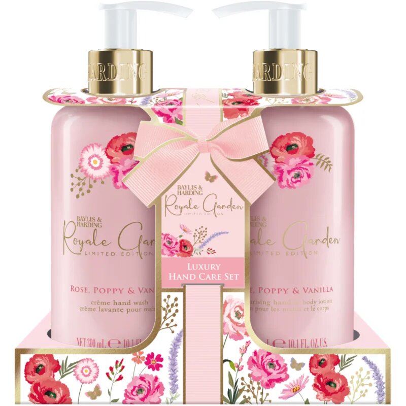 Baylis & Harding Royale Garden Rose Poppy & Vanilla darilni set za roke
