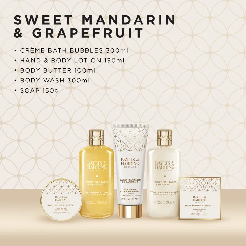 Baylis & Harding Sweet Mandarin & Grapefruit darilni set za telo