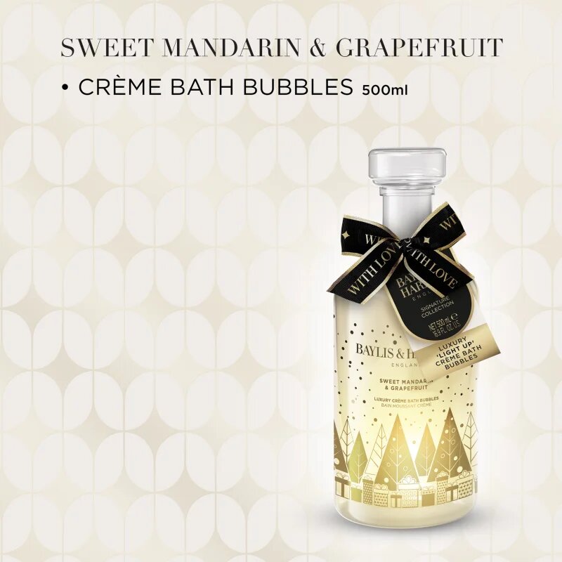Baylis & Harding Sweet Mandarin & Grapefruit kremasta pena za kopel v darilnem pakiranju