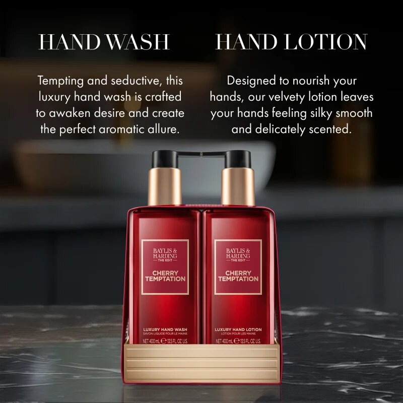 Baylis & Harding The Edit Cherry Temptation darilni set za roke