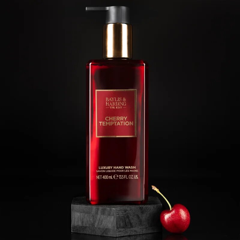 Baylis & Harding The Edit Cherry Temptation luksuzno tekoče milo Cherry Jasmine & Sandalwood 400 ml