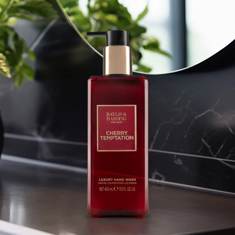 Baylis & Harding The Edit Cherry Temptation luksuzno tekoče milo Cherry Jasmine & Sandalwood 400 ml