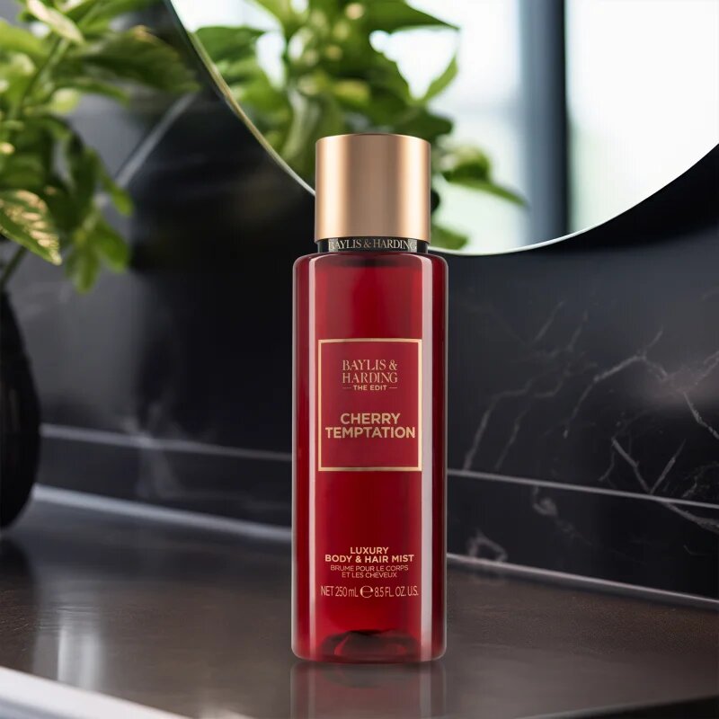 Baylis & Harding The Edit Cherry Temptation odišavljeno pršilo za telo za ženske Cherry Jasmin & Sandalwood 250 ml