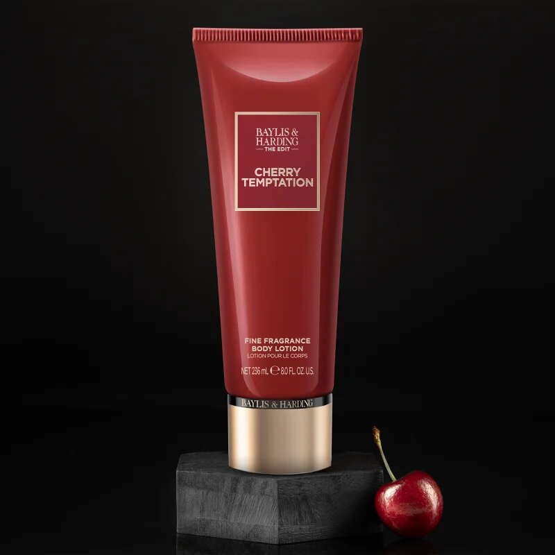 Baylis & Harding The Edit Cherry Temptation parfumirani losjon za telo za ženske Cherry Jasmin & Sandalwood 236 ml
