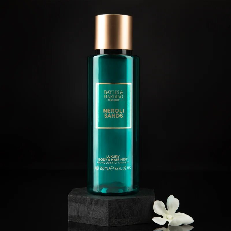 Baylis & Harding The Edit Neroli Sands odišavljeno pršilo za telo za ženske Neroli Bergamot & Orange Blossom 250 ml