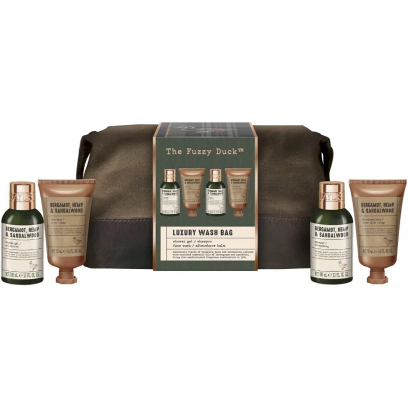 Baylis & Harding The Fuzzy Duck Bergamot Hemp & Sandalwood darilni set za pot