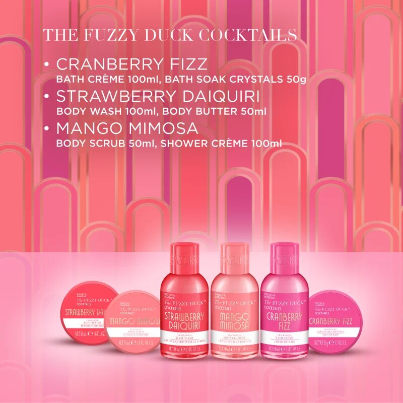 Baylis & Harding The Fuzzy Duck Cotswold Cocktails darilni set za kopel