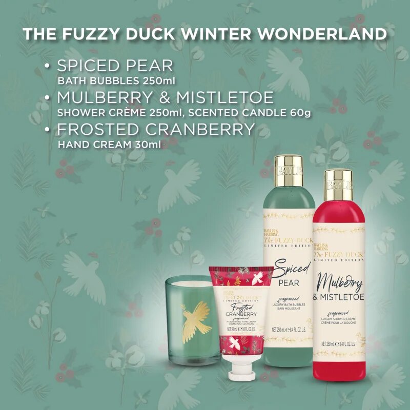 Baylis & Harding The Fuzzy Duck Winter Wonderland božični darilni set