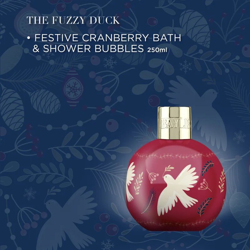 Baylis & Harding The Fuzzy Duck Winter Wonderland pena za kopel darilna izdaja dišave Cranberry 250 ml