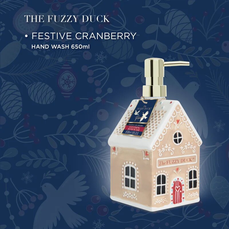 Baylis & Harding The Fuzzy Duck Winter Wonderland tekoče milo za roke dišave Cranberry 650 ml