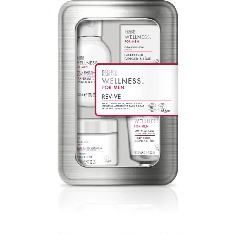 Baylis & Harding Wellness. For Men. Revive darilni set za kopel za moške