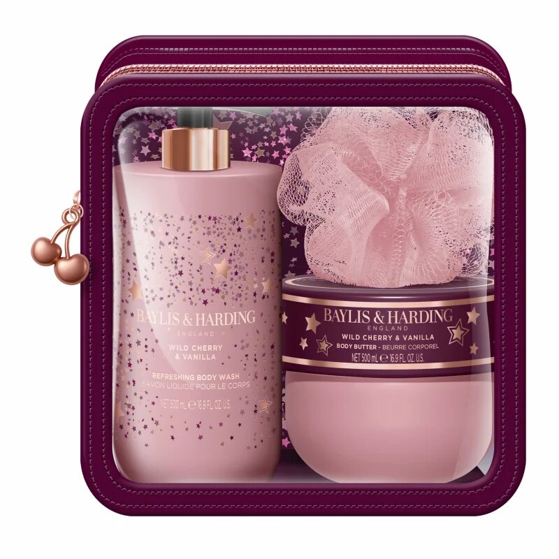 Baylis & Harding Wild Cherry & Vanilla darilni set za pot
