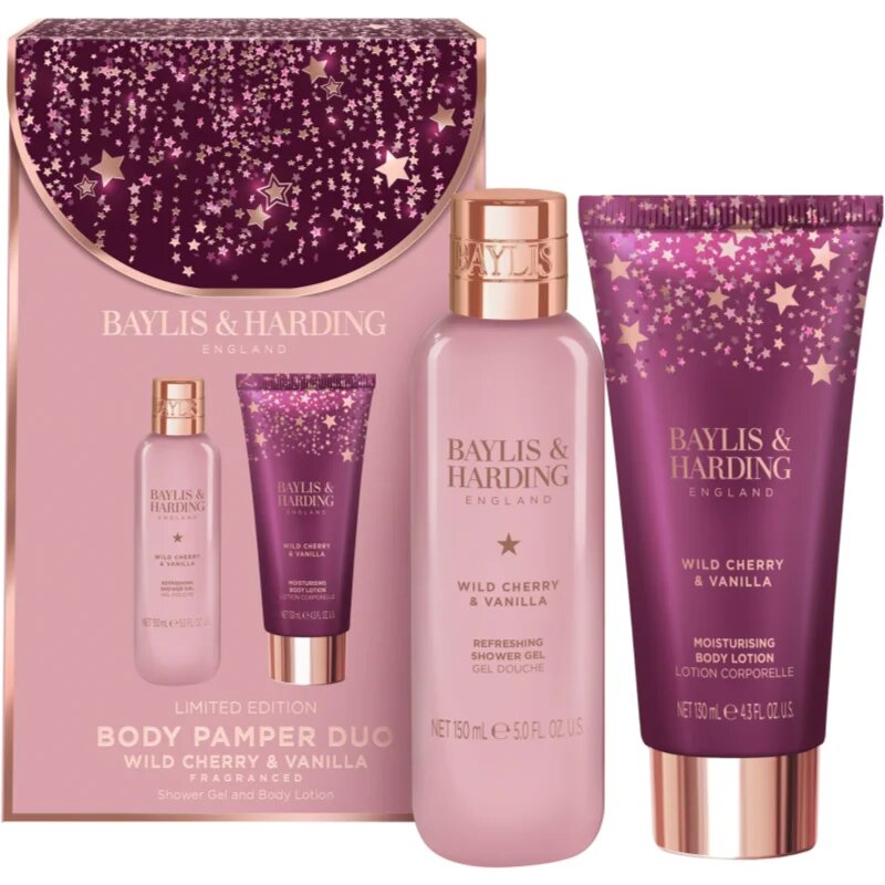 Baylis & Harding Wild Cherry & Vanilla darilni set za telo