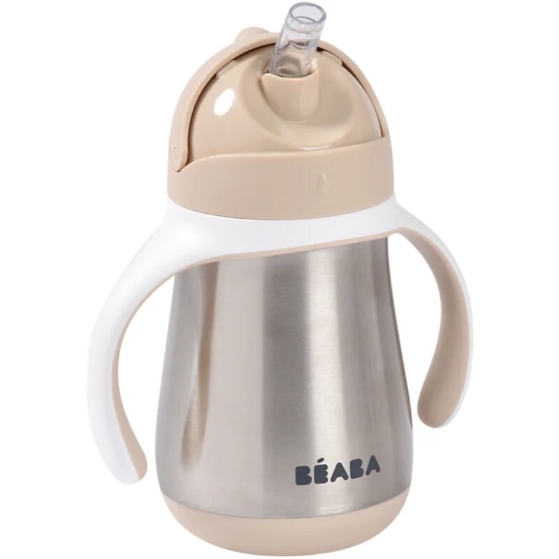 Beaba Stainless Steel Baby Bottle termovka iz nerjavnega jekla Clay Earth 250 ml