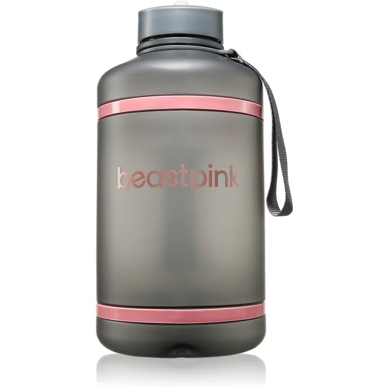 BeastPink Hyper Hydrator posoda za vodo s slamico barva Grey 1 kos