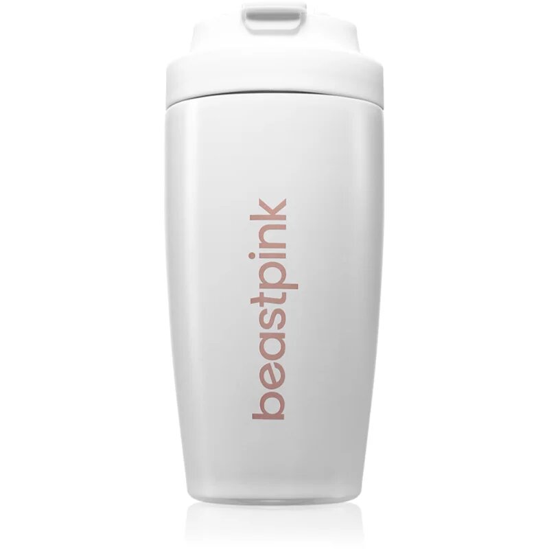 BeastPink Thermo Mug termo lonček s slamico barva White 1 kos