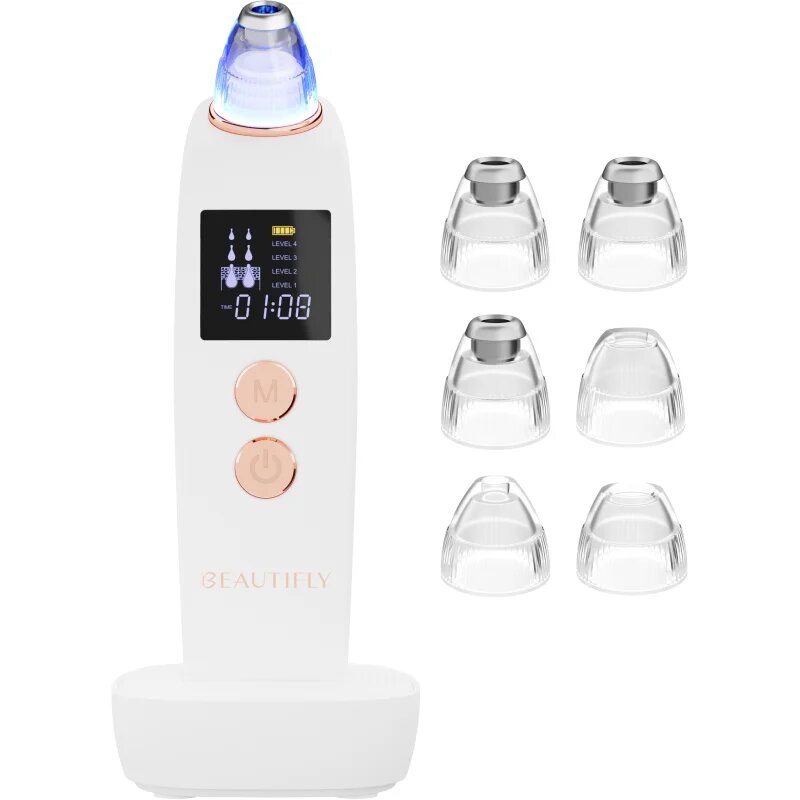 Beautifly B-Derma Pro vakumski čistilec kože + nadomestna glava 1 kos