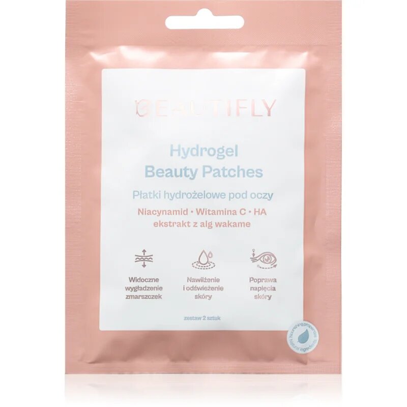 Beautifly Hydrogel eye patches gelaste blazinice za učvrstitev kože za pod oči 1 par