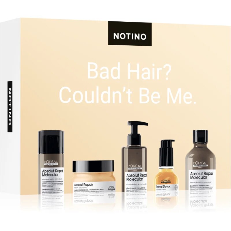 Beauty Discovery Box Notino Bad Hair? Couldn’t Be Me. (L’Oréal Professionnel) set za lase uniseks