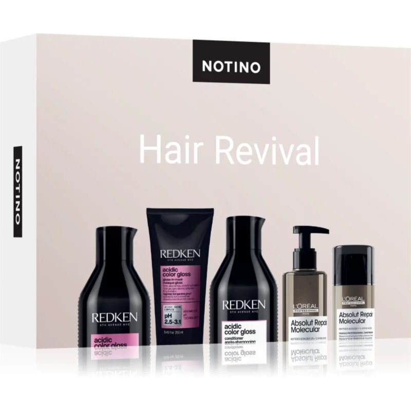 Beauty Discovery Box Notino Hair Revival (Redken + L’Oréal Professionnel) set za ženske
