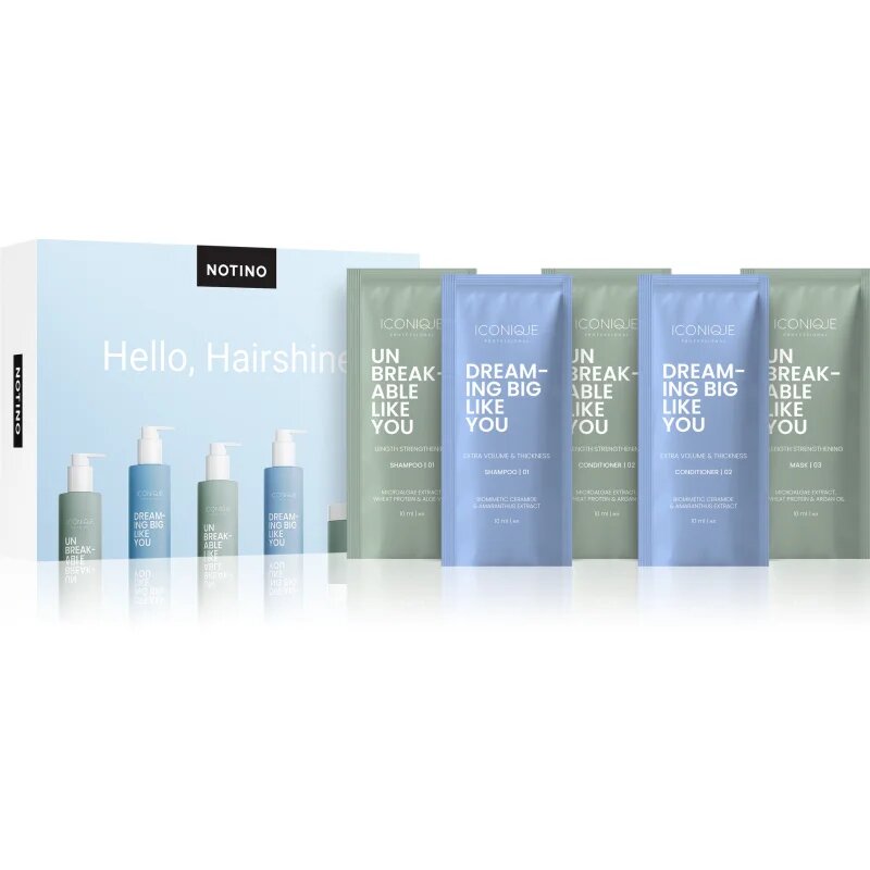 Beauty Discovery Box Notino Hello Hairshine! set za ženske