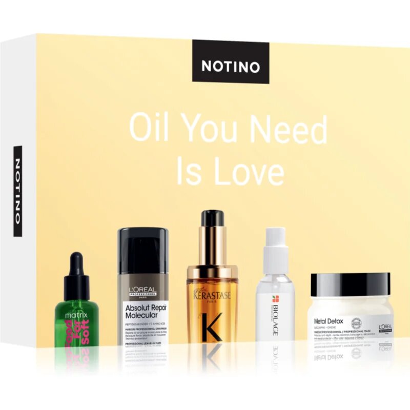 Beauty Discovery Box Notino Oil You Need Is Love set za vse tipe las
