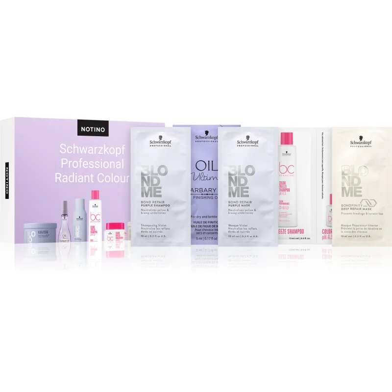 Beauty Discovery Box Notino Schwarzkopf Radiant Colour set za ženske 1 kos