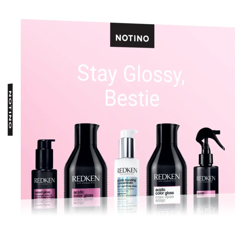 Beauty Discovery Box Notino Stay Glossy Bestie (Redken) set za vse tipe las
