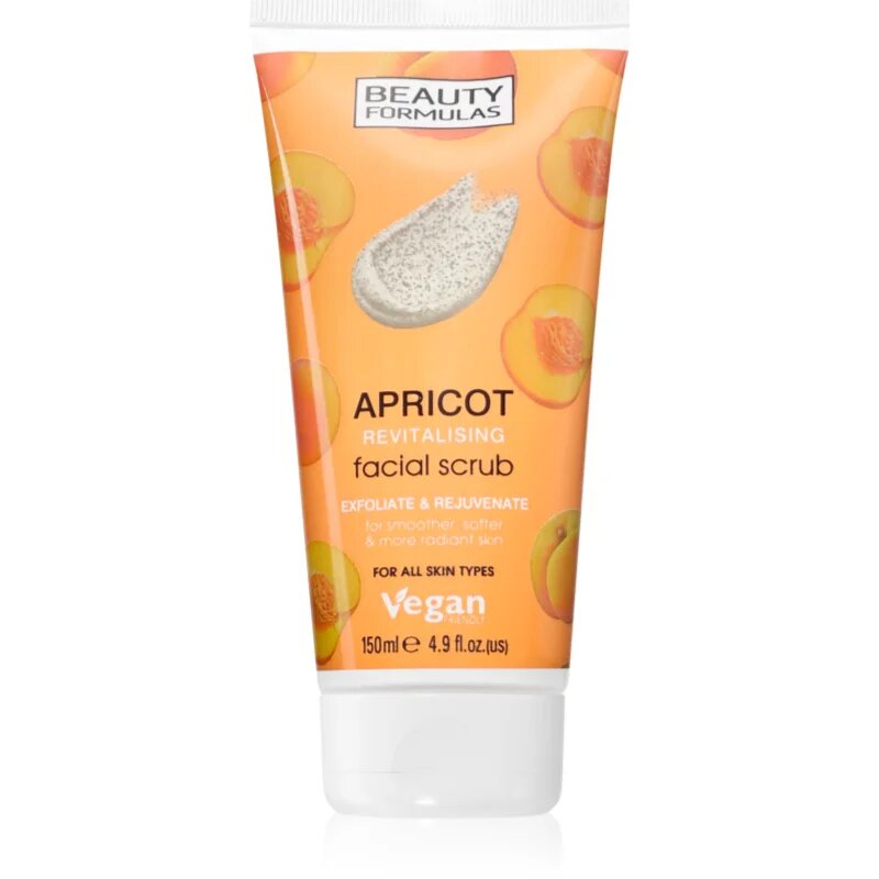 Beauty Formulas Apricot piling za obraz 150 ml