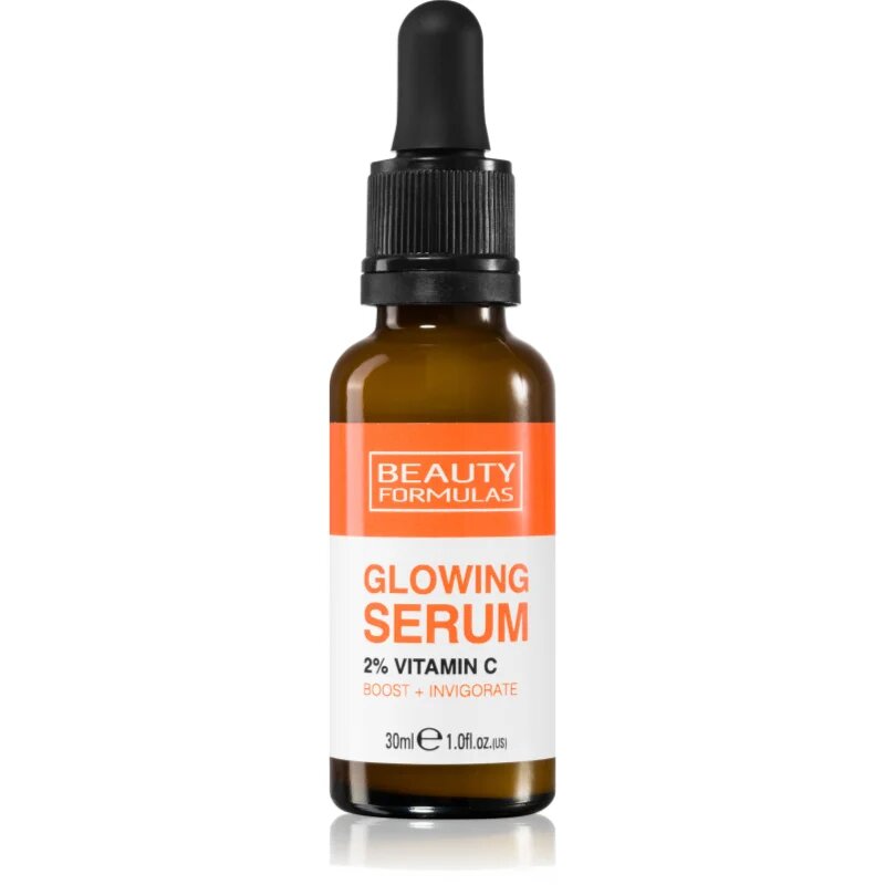 Beauty Formulas Glowing 2% Vitamin C posvetlitveni serum za obraz 30 ml