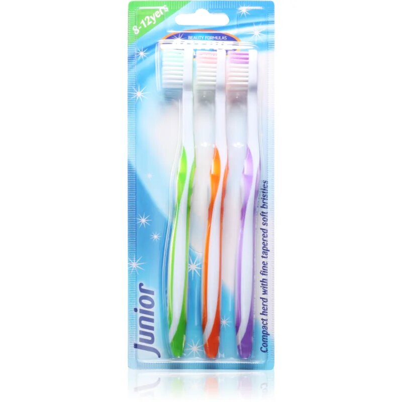 Beauty Formulas Junior zobne ščetke za otroke 3 kos
