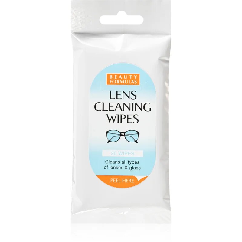 Beauty Formulas Lens Cleaning čistilni robčki za očala 20 kos