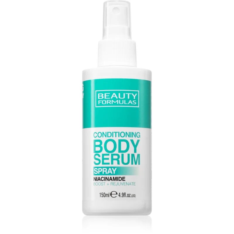 Beauty Formulas Niacinamide serum za telo z vlažilnim učinkom v pršilu 150 ml