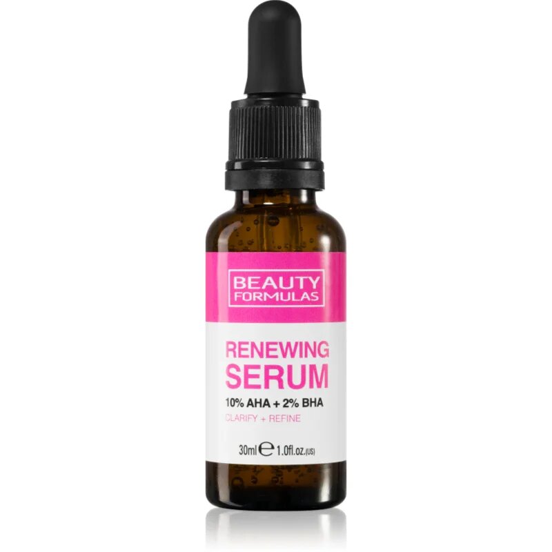 Beauty Formulas Renewing 10% AHA + 2% BHA obnovitveni serum 30 ml
