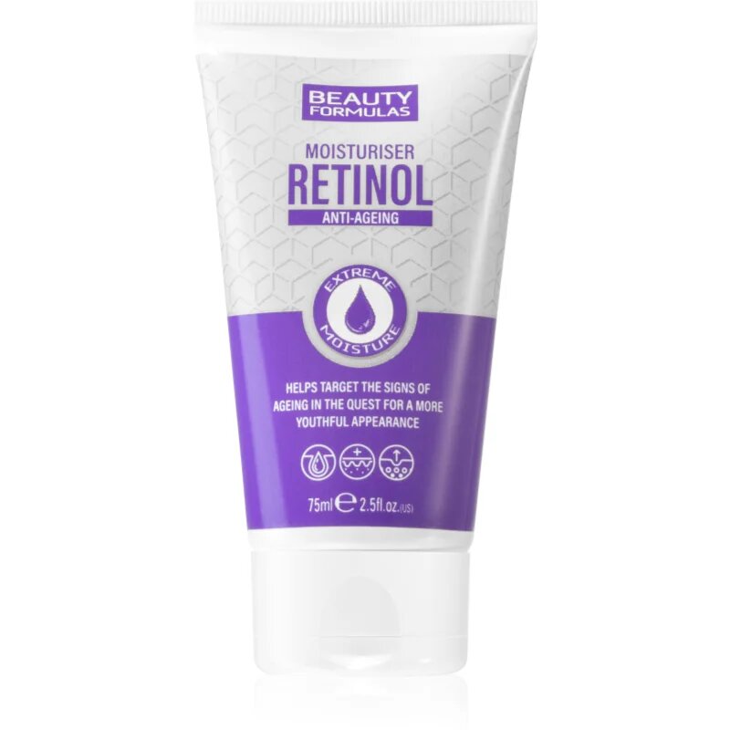 Beauty Formulas Retinol intenzivna vlažilna krema proti gubam 75 ml