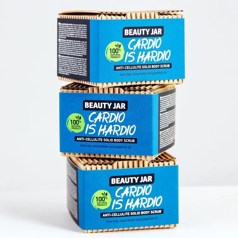 Beauty Jar Cardio Is Hardio piling za telo proti celulitu 100 g